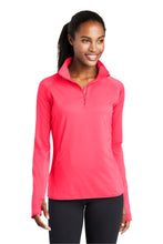 Load image into Gallery viewer, Sport-Tek® Ladies Sport-Wick® Stretch 1/2-Zip Pullover