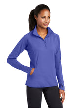 Load image into Gallery viewer, Sport-Tek® Ladies Sport-Wick® Stretch 1/2-Zip Pullover