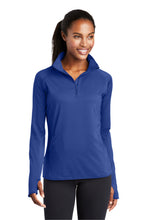Load image into Gallery viewer, Sport-Tek® Ladies Sport-Wick® Stretch 1/2-Zip Pullover